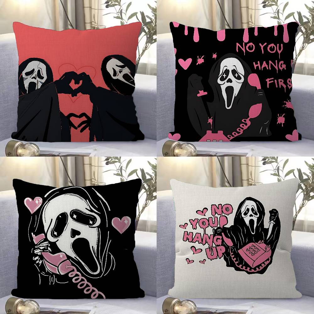 Home.Textiles Cushion - S-SCREAMS Korku Filmi Yastık Hediye Ev