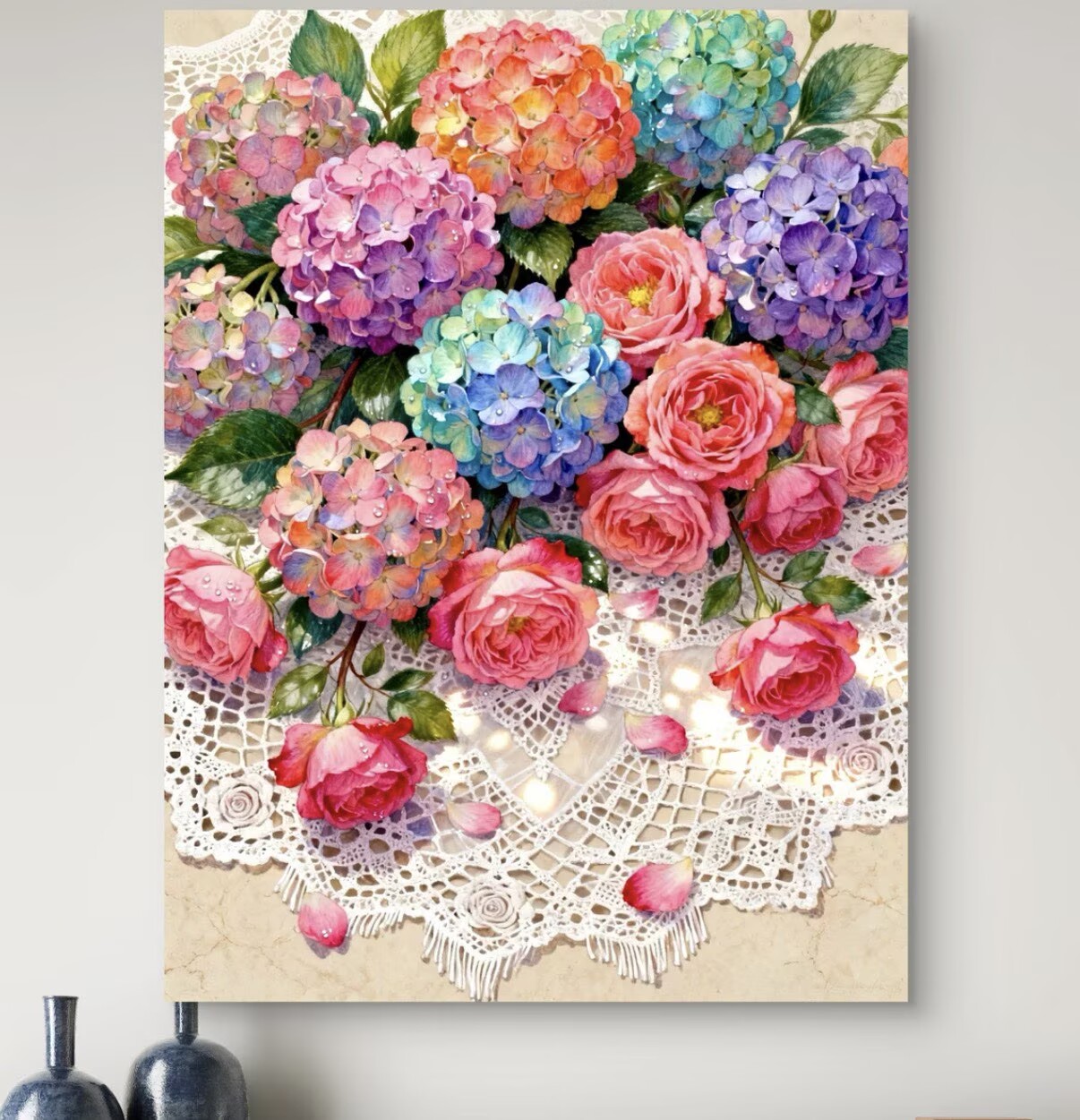 Home Textiles Discount - 9CT 11ct 14ct Ortanca Baskılı Kit