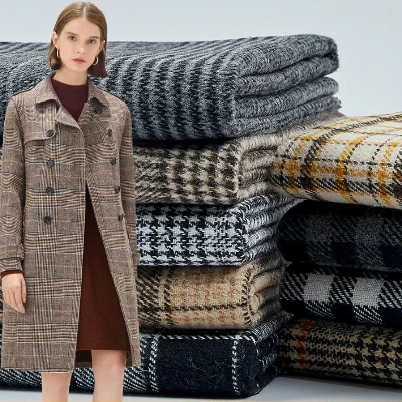 Wool Blanket Herringbone - 150 cm Geniş Sonbahar Kış Ekose