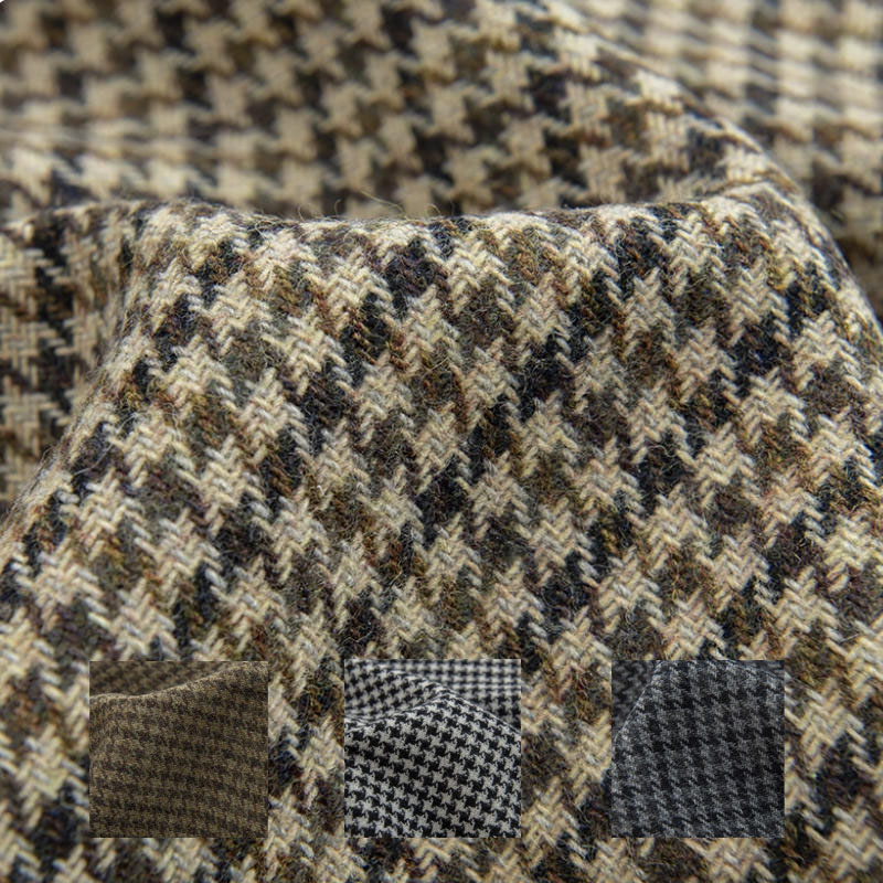 Wool Blanket Herringbone - Açık Kahve Küçük Balıksırtı Desenli İplik