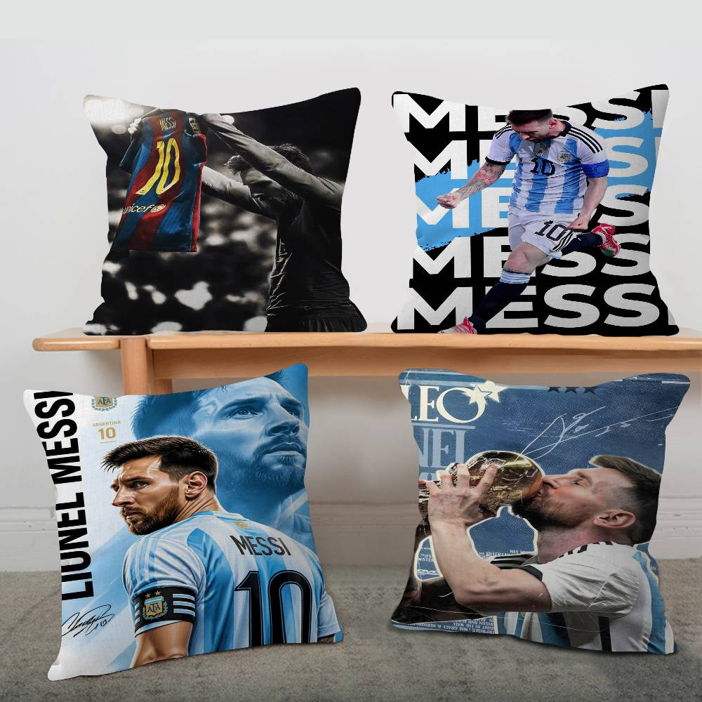 Home.Textiles Cushion - Efsane futbolcu M-Messi Ofis Minderi Yastık